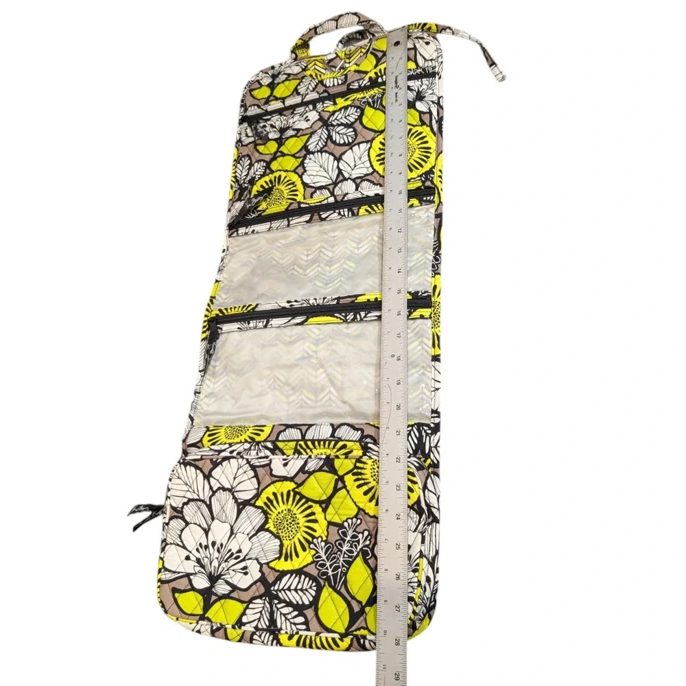 Vera Bradley Hanging Organizer Limes Up Floral Quilted Travel Toiletry Bag Case